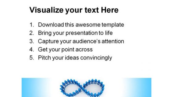 Infinity Sign Business PowerPoint Themes And PowerPoint Slides 0411
