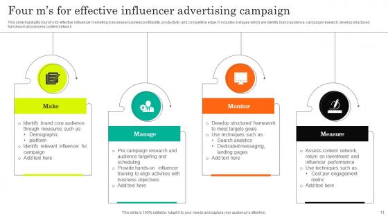 Influencer Advertising Campaign Ppt PowerPoint Presentation Complete Deck With Slides