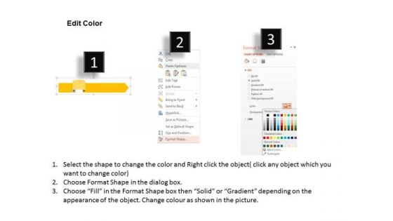 Infographic Five Options Tags PowerPoint Template