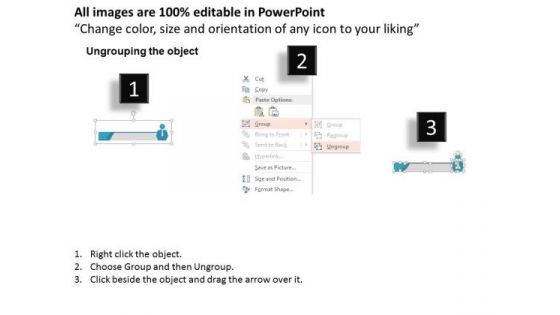 Infographics Chart Of Three Steps PowerPoint Templates