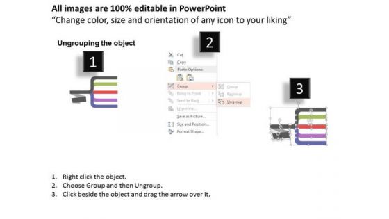 Infographics For Strategic Planning Process PowerPoint Template