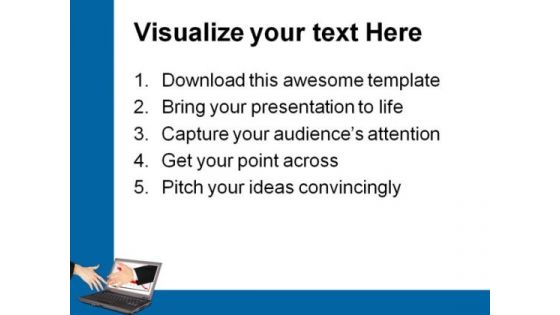 Information Technology Handshake PowerPoint Templates And PowerPoint Backgrounds 0711