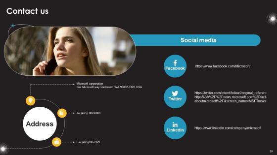 Information Technology Services Provider Company Profile CP CD V