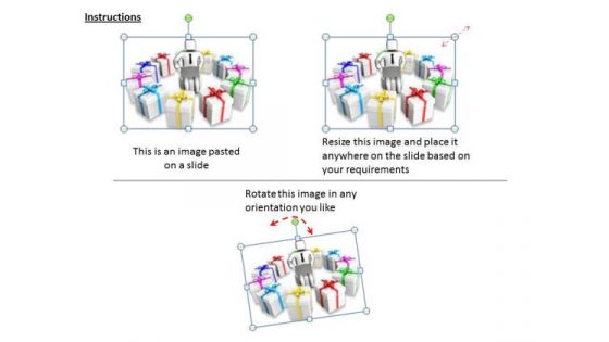 Innovative Marketing Concepts 3d Man With Gifts Basic Business