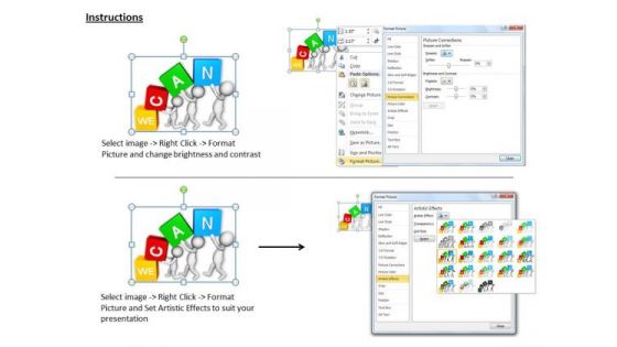 Innovative Marketing Concepts 3d Team With We Can Characters