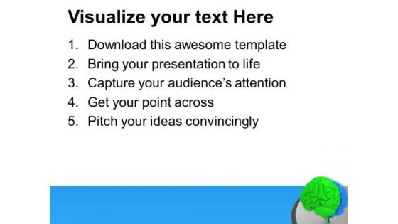 Innovative Thinking Brain PowerPoint Templates Ppt Backgrounds For Slides 0313