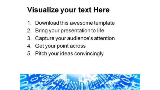 Inscriptions Of Zeros And Ones Abstract PowerPoint Templates And PowerPoint Backgrounds 0311