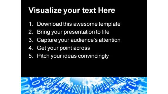 Inscriptions Of Zeros And Ones Abstract PowerPoint Templates And PowerPoint Backgrounds 0311
