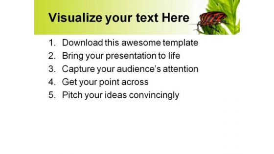 Insect Animals PowerPoint Themes And PowerPoint Slides 0511