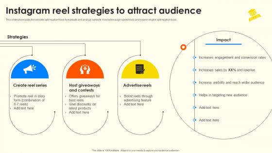 Instagram Reel Strategies To Attract Audience School Enrollment Enhancement Strategy SS V
