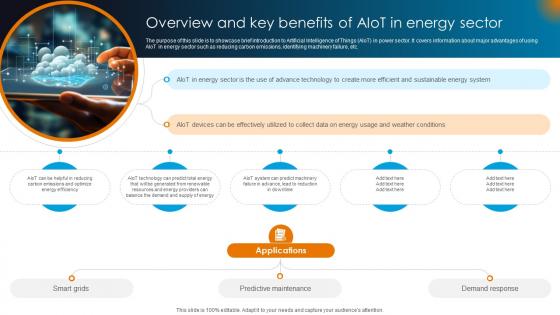 Integrating AI With IoT Overview And Key Benefits Of AIoT In Energy Sector IoT SS V