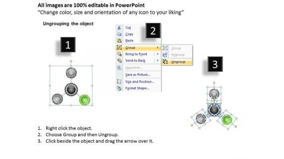 Interconnected 3 Steps Circular Manner Ppt Tutoring Business Plan PowerPoint Slides
