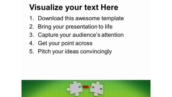 Interconnected Puzzles Business Strategy PowerPoint Templates Ppt Backgrounds For Slides 0413
