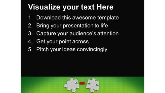 Interconnected Puzzles Business Strategy PowerPoint Templates Ppt Backgrounds For Slides 0413