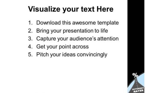 Interest Rate Hike For Business PowerPoint Templates Ppt Backgrounds For Slides 0513