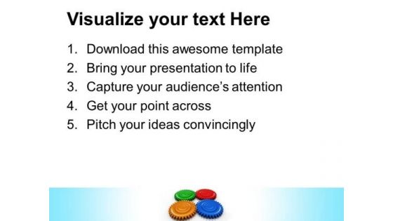 Interlocking Gears Industrial PowerPoint Templates And PowerPoint Themes 0512