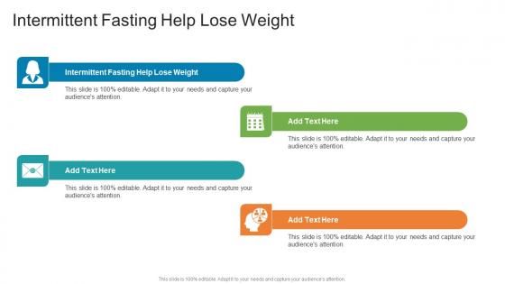 Intermittent Fasting Help Lose Weight In Powerpoint And Google Slides Cpb