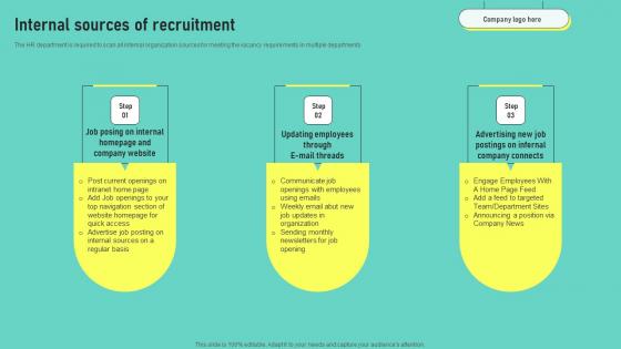 Internal Sources Of Recruitment Human Resources Hiring Guide Optimal Microsoft Pdf