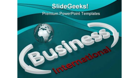 International Business PowerPoint Template 0810