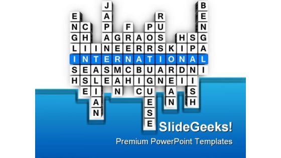 International Languages Concept Global PowerPoint Templates And PowerPoint Backgrounds 0211