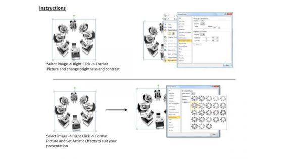 International Marketing Concepts 3d Image Of Business Team Statement