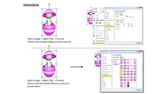 International Marketing Concepts 3d Image Of New Life Egg Character Modeling