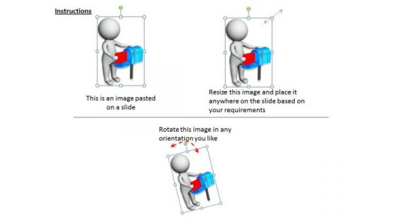 International Marketing Concepts Get Mails From Mailbox 3d Character