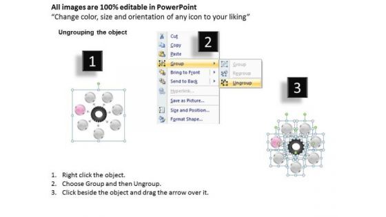 International Marketing Concepts Steps Circular Demonstration Of Business Diagram Ppt PowerPoint
