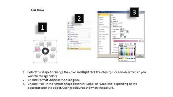 International Marketing Concepts Steps Circular Demonstration Of Business Diagram Ppt PowerPoint