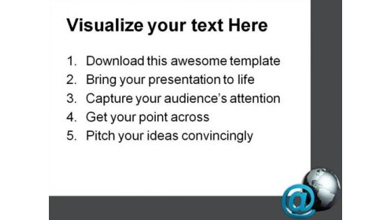 Internet Access Global PowerPoint Templates And PowerPoint Backgrounds 0311