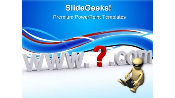 Internet Address Communication PowerPoint Templates And PowerPoint Backgrounds 0711