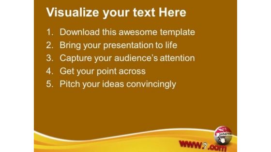 Internet Address Computer Domain Name PowerPoint Templates Ppt Backgrounds For Slides 0213