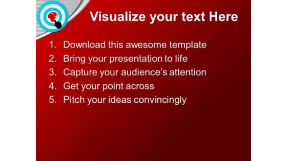 Internet Arrow Clicks Targeted Business PowerPoint Templates Ppt Backgrounds For Slides 1112