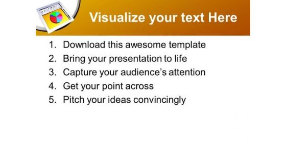 Internet Browser And Pie Chart Business PowerPoint Templates Ppt Backgrounds For Slides 0413