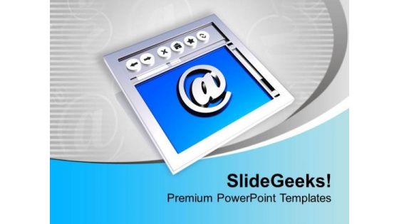 Internet Browser Global Connectivity PowerPoint Templates Ppt Backgrounds For Slides 0413