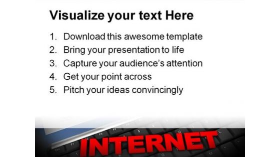 Internet Business PowerPoint Backgrounds And Templates 1210