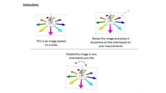 Internet Business Strategy 3d Confused Man Arrows Character