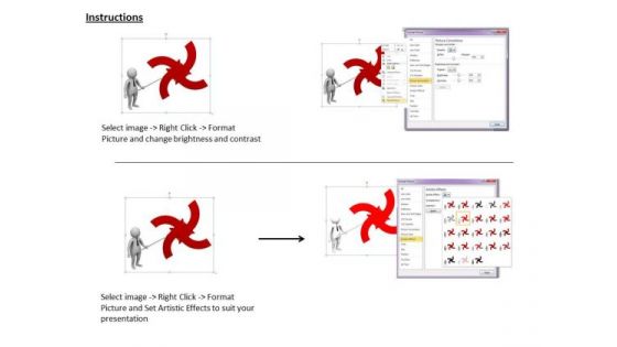 Internet Business Strategy 3d Four Ways For Man Characters