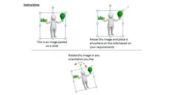 Internet Business Strategy 3d Man And New Idea Basic Concepts