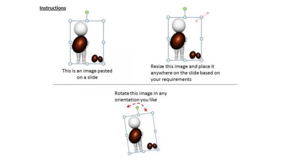 Internet Business Strategy 3d Man With Easter Eggs Adaptable Concepts
