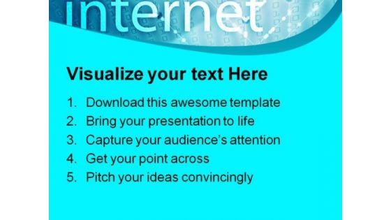 Internet Data Technology PowerPoint Templates And PowerPoint Backgrounds 0611