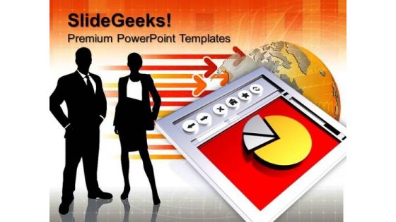 Internet Explorer Statistic Trends PowerPoint Templates And PowerPoint Themes 1012