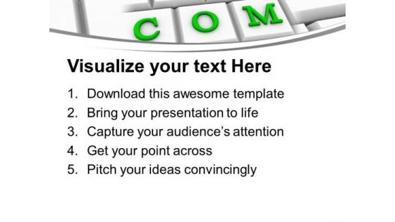 Internet Is New Way Of Connectivity PowerPoint Templates Ppt Backgrounds For Slides 0413