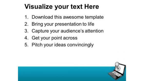 Internet Is The Best Way Of Business PowerPoint Templates Ppt Backgrounds For Slides 0713
