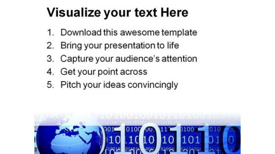 Internet Presentation Globe PowerPoint Themes And PowerPoint Slides 0311