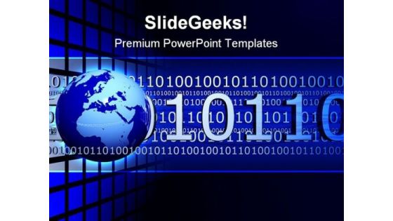 Internet Presentation Globe PowerPoint Themes And PowerPoint Slides 0311