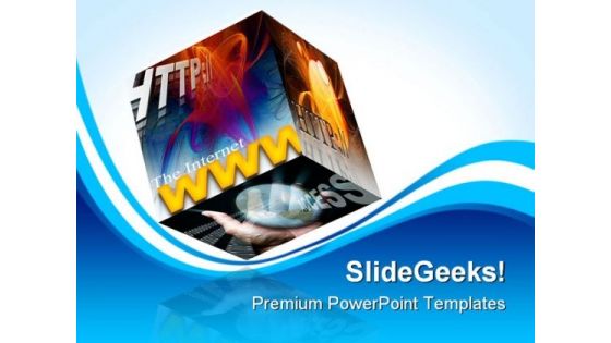 Internet Www Web Computer PowerPoint Templates And PowerPoint Backgrounds 0311