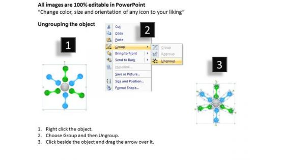 Interrelated Networking Diagram Consulting Business Plan Template PowerPoint Templates