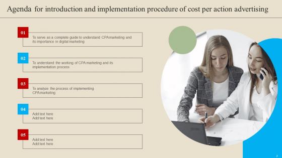 Introduction And Implementation Procedure Of Cost Per Action Advertising Complete Deck