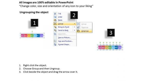 Invariable Way To Block Financial Crisis 7 Stages Flow Chart Production PowerPoint Templates